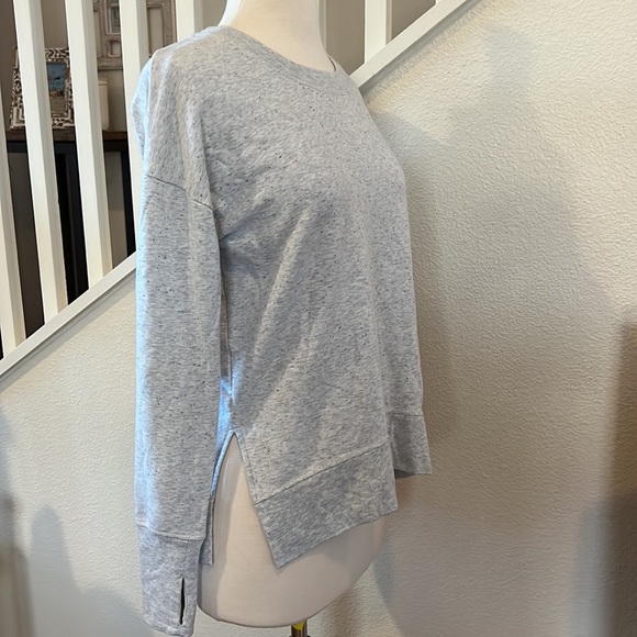 Athleta speckled gray sweater - Picture 6 of 7